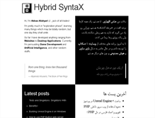 Tablet Screenshot of hybridsyntax.com